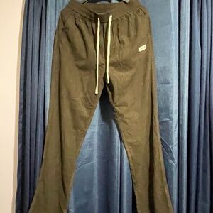 Olive Corduroy Sweatpants